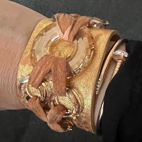 Atelier Swarovski Jewelry - Atelier Swarovski Cuff Bracelet with Crystals